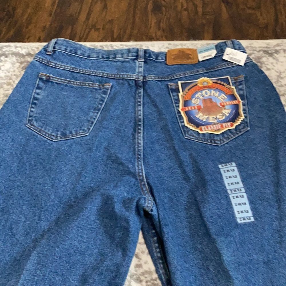 VTG Stone Mesa super high rise Jeans Size 22 w NWT - Picture 6 of 9